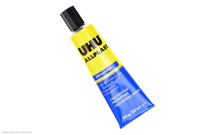 UHU - Allplast - 30 g - Kraftvoller Universalklebstoff für Kunststoffe