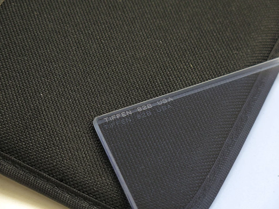 Tiffen 4x4" 82B light balancing lens filter 2900K to 3200K blue color 4482B - Image 4 of 4