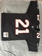Atlanta Falcons Deion Sanders #21 Mitchell & Ness Black 1992 NFL Legacy Jersey