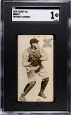1919 ZEE-NUT HENKLE NNO POOR ZEENUT SGC 1 BASEBALL SALT LAKE CITY BEES