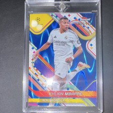 Topps Finest Serial Numbered #9 Kylian Mbappé Real Madrid UEFA 2023-24 /150