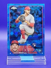 Zack Weiss 2023 Topps Chrome Update Sapphire RC 🔥 Angels