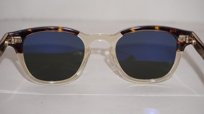 EYEVAN New Sunglasses WEBB SQ-E TOEC-C Havana Clear Green 47 22