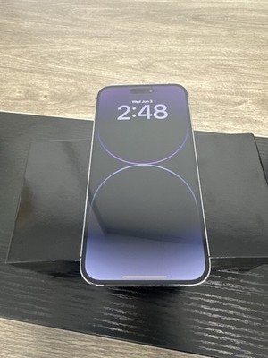Apple iPhone 14 Pro Max 128GB Purple Unlocked Good (75% Battery) Never Repaired