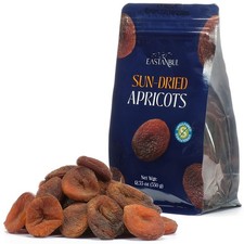 Sun Dried Apricots - 12.35oz, No Sugar Added, Gluten Free, Vegan Snack