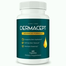 DermaCept Capsules – Derma Cept Skin Health Support for Glow & Hydration 60 ct