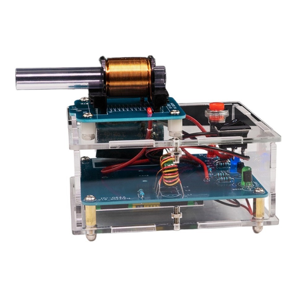 DIY Electromagnetic Accelerator Circuit Board with High Voltage Coil ...