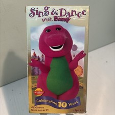 Barney & Friends Sing & Dance With Barney VHS...