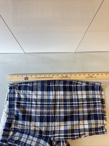 Vintage Polo Ralph Lauren Sportswear Men 34 Shorts Madras Plaid Reg 1967 (S3) - Picture 10 of 11