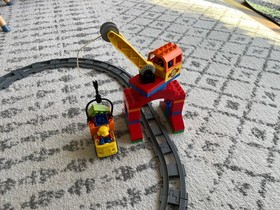 LEGO DUPLO Deluxe Train Set #10508 (Motorized Locomotive) + 10506 (extra tracks)