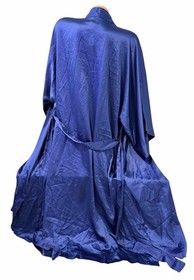 Victoria's Secret Very Sexy Capri Satin Kimono Robe Blue Size M/L