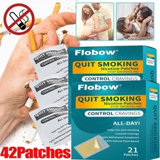 42Patches Nicotinell Nicotine Patch,Quit Smoking Aid Step 1,24 Hour Patch,21 mg