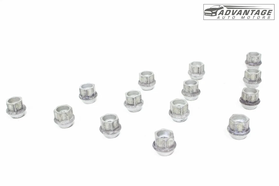 2016-20 TESLA MODEL S FRONT OR REAR WHEEL RIM LUG BOLT NUT SILVER SET OF 20 OEM - Image 2 of 4