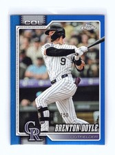 2026 Topps Chrome Brenton Doyle Blue Refractor SP /150 Colorado Rockies #125