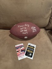 Marv Levy Bill Polian Signed Football JSA, Buffalo  Bills W/ Many Inscriptions