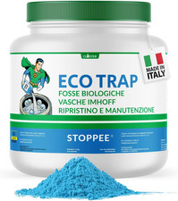 ECOTRAP Attivatore Fossa Biologica 1,5 KG - Made in Italy -Septic Tank - Enzimi 
