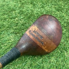 Antique Hillerrich Bradsby Lo Skore Driver Hickory Shaft RH 43" C5 11