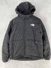 North Face Jacket Kid XL 14-16 Black Reversible Mt Chimbo Full-Zip Hooded Puffer