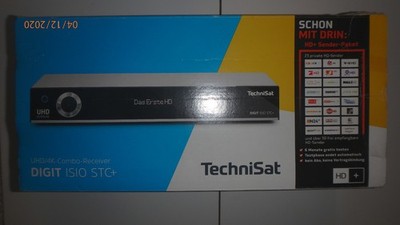 TECHNISAT RECEIVER STC+ , 6 TUNER, 4K/UHD, 1000 GB FESTPLATTE, ZUBEHÖR, WIE NEU