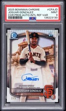 2025 Bowman Chrome - International Refractor Auto Josuar Gonzalez #CPA-JD # 2/5