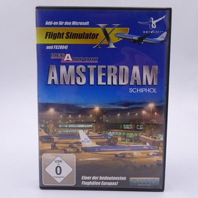 Amsterdam Schiphol Airport PC Spiel Game Flight Simulator X Add on