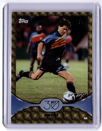 2025 Topps MLS 30th Anniversary Collection #11 Preki Superfractor 1/1