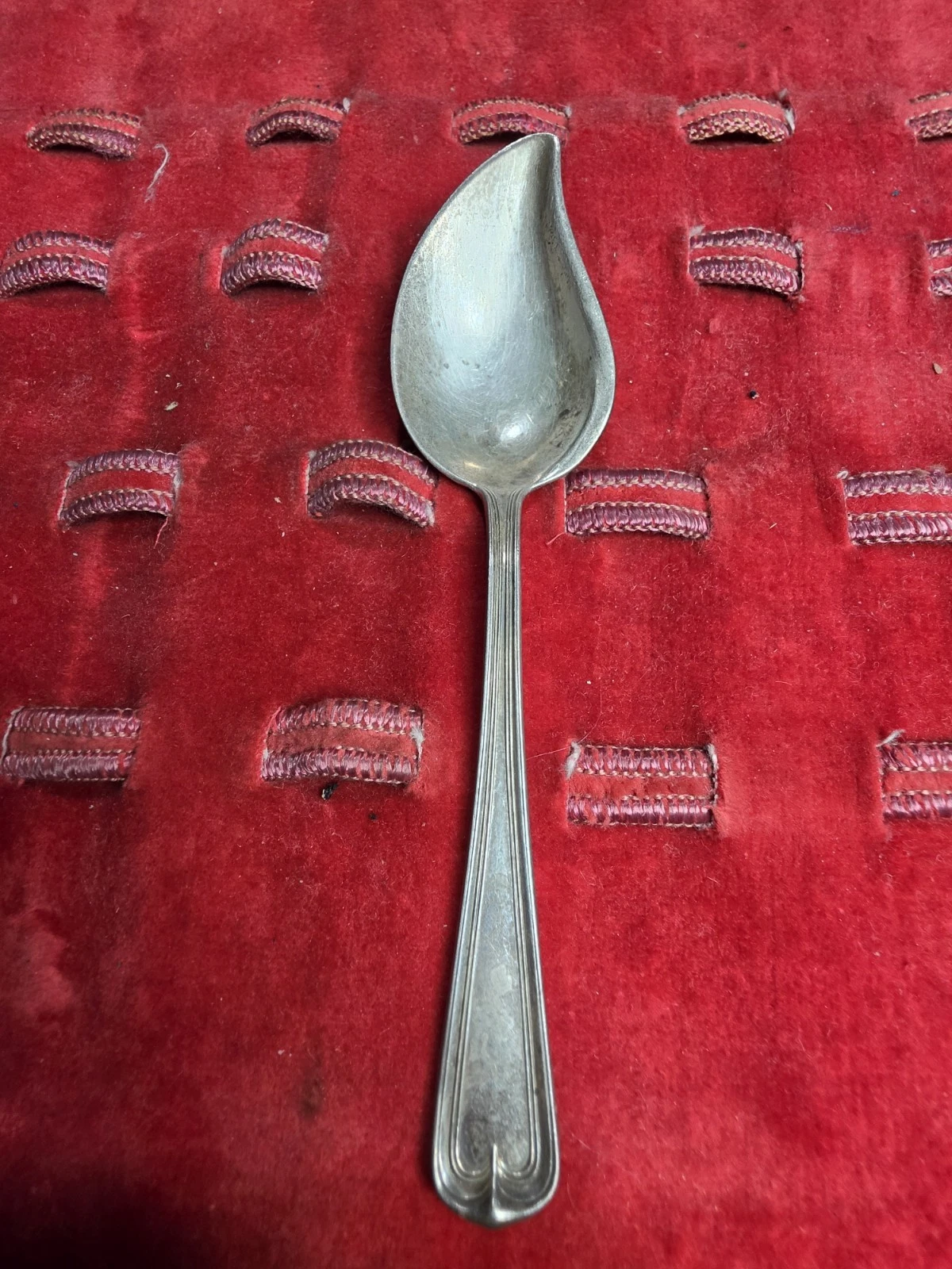 Antique International Sterling Silver Cream Sauce Ladle Mayonnaise Spoon 1915