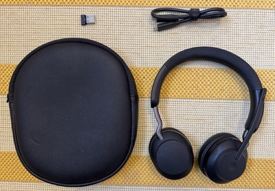 Jabra Evolve2 65 Wireless PC Headset, Noise Cancelling