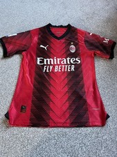 AC Milan 2020/21 Puma Home Mens Football Shirt - Size Med  Italy Serie A 