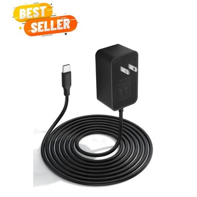 Efficient 12V 3A USB-C Charging Adapter - Long 4.92ft Cable for Multiple Devices