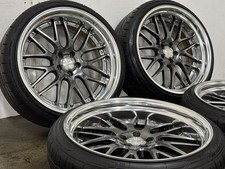 TRABAJO Lanvec LM1 21 pulgadas 10,5J +20 PCD114,3 Nitto 245/35R21 Cima Fuga Skyline