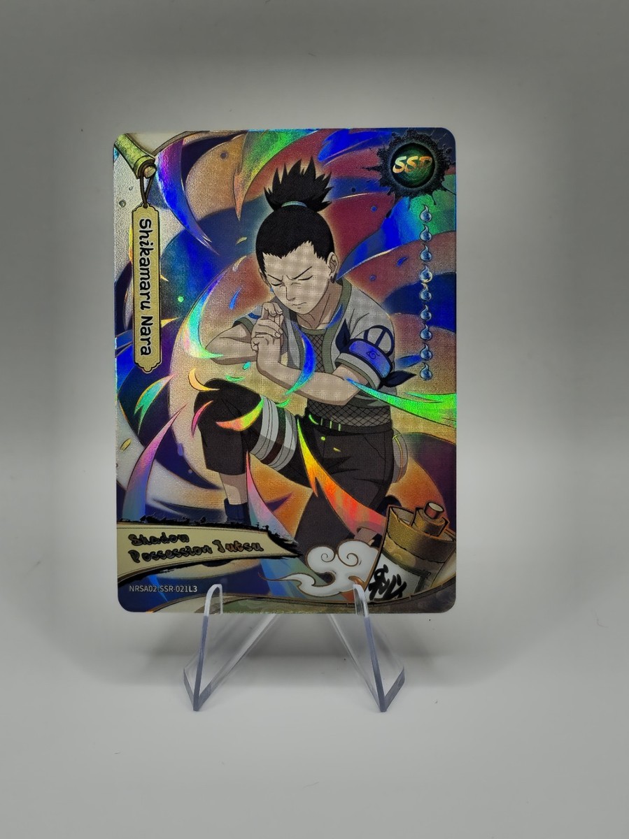 Naruto Kayou English Series 2 Card - Shikamaru Nara - NRSA02-SSR