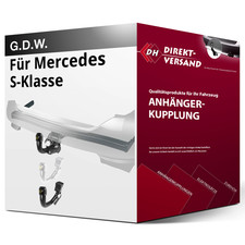 Für Mercedes S-Klasse W221 / V221 (G.D.W.) Anhängerkupplung vertikal abnehmbar