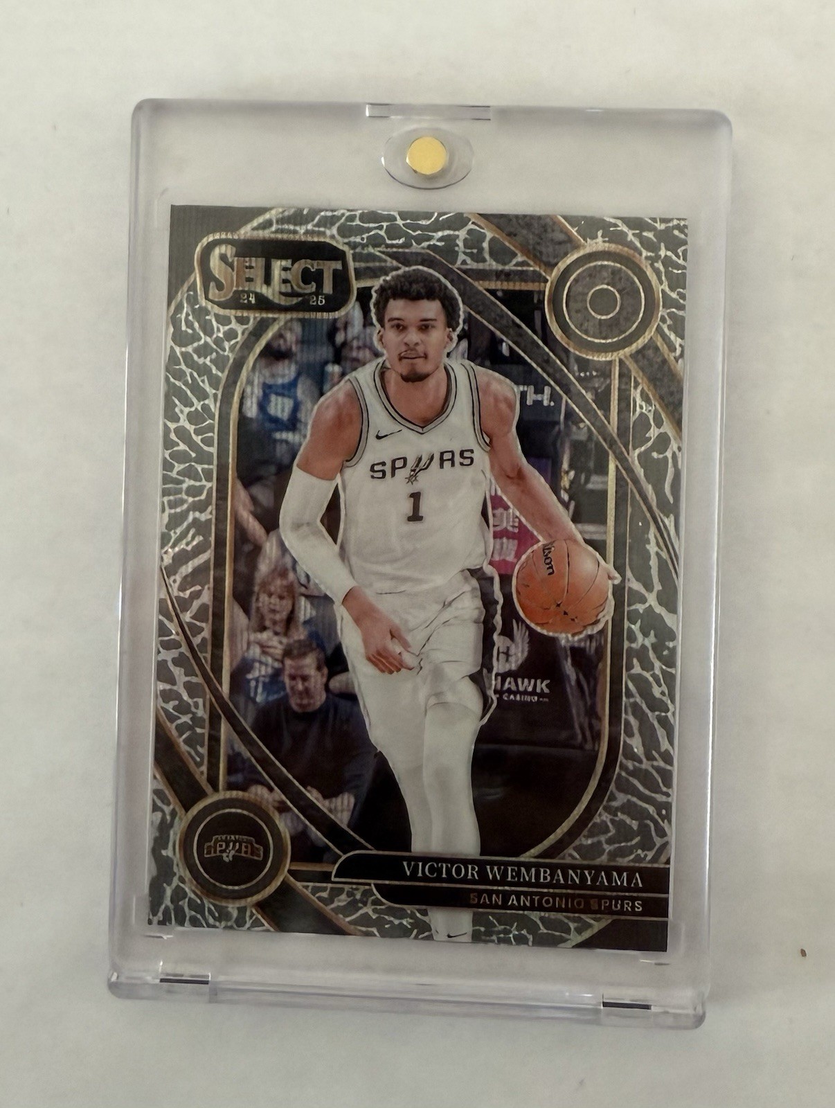 2024-25 Panini Select - Courtside Victor Wembanyama #229 Elephant Prizm