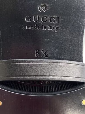 GUCCI/Long Boots/UK8.5/BLK/675655 | eBay