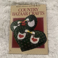 Better Homes and Gardens Country Bazaar Crafts Book VTG 1986