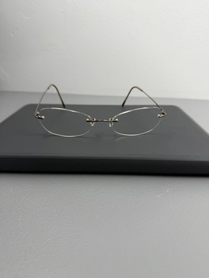 Marchon Airlock 2 760/4 56 Eyeglasses Rimless Frame 49-20 135 w/ Case Frame Only