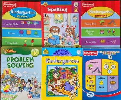VTG Reproducible Kindergarten Book Lot Pencil-Pal Fisher-Price Kenny Kangaroo
