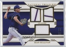 2024 Panini National Treasures Game Gear Swatches Trio 95/99 Sean Sullivan 4k8
