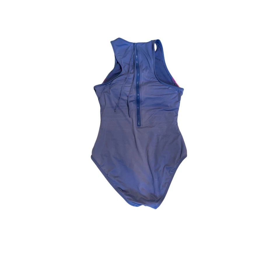 Traje de baño de surf de una pieza con cuello alto floral tropical Hobie para mujer talla mediana Foto 2 de 4