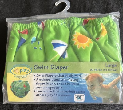 NEW iPlay Baby L 18 Month Swim Diaper Swimsuit Waterproof To Prevent Leakage