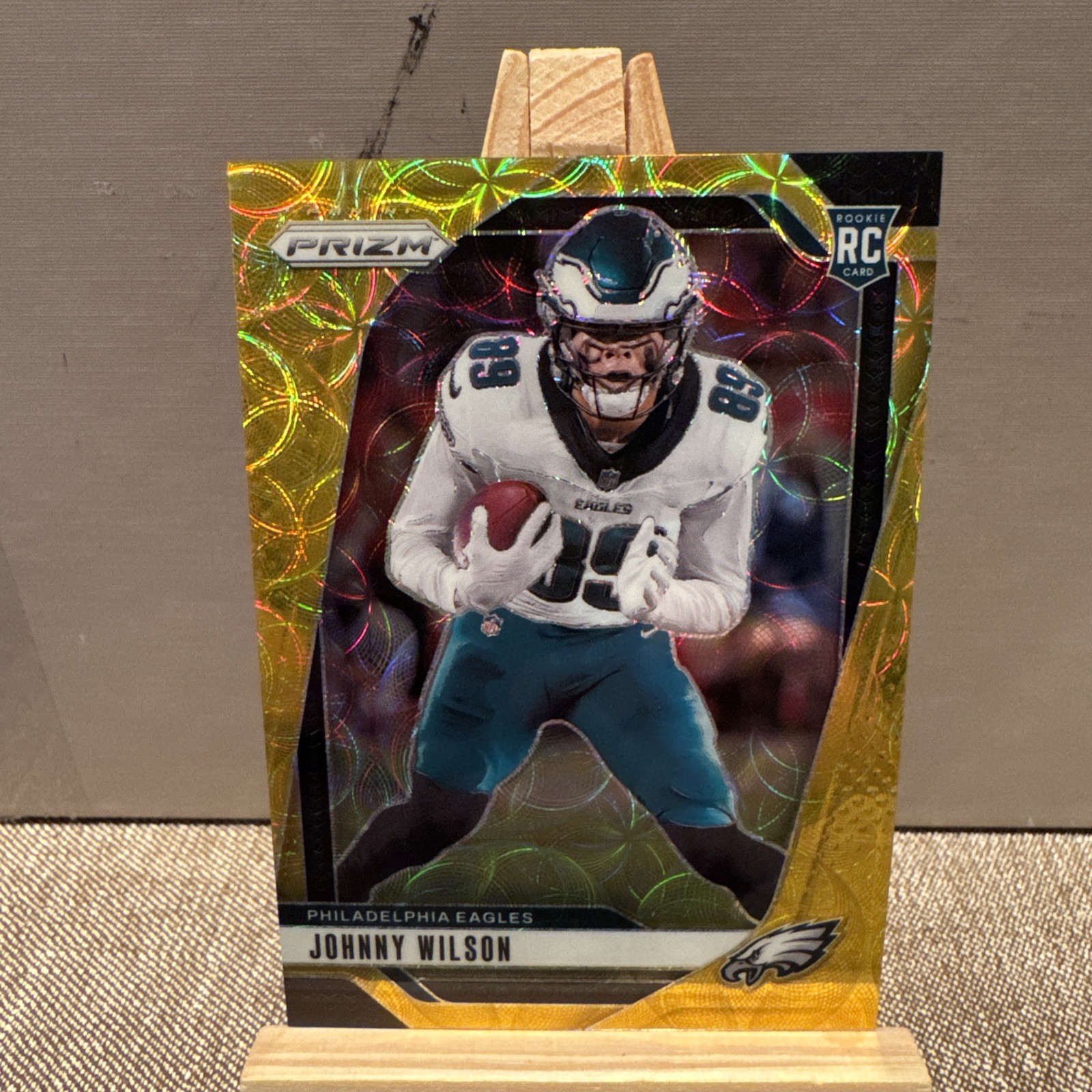 2024 Panini Prizm Choice Gold Johnny Wilson Rookie (RC) /10 #355
