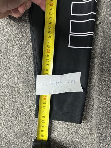 Nike Leggings Womens Extra Large Black High Rise Just Do It Running Tight Ladies - Picture 9 of 16