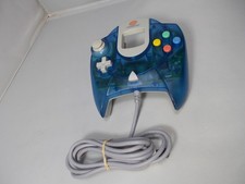 Sega Dreamcast Translucent Blue Controller HKT-7700 Tested & Works Free S&H