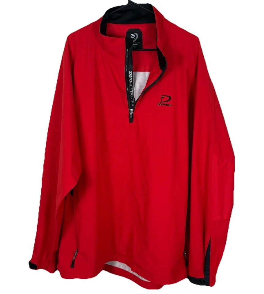 Zero Restriction Tour Series 1/4 Cremallera Pullover Rompevientos Chaqueta de Lluvia Para Hombres XXL Foto 2 de 4