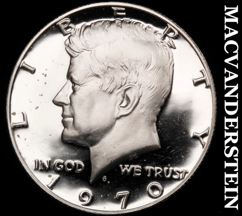 1970-S Kennedy Half Dollar- Silver- Choice Gem Proof Luster No Reserve #J3792