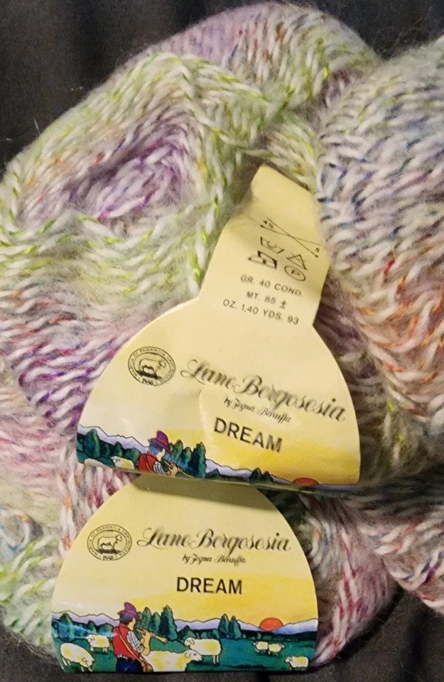Dream by Lane Borgosesia (33% Acrílico/26% Mohair/21% Lana/2% Seda) Variegado Foto 2 de 3