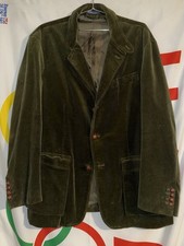 Vintage Polo Ralph Lauren Corduroy Blazer Sport Coat Mens XL Green Macau 90s
