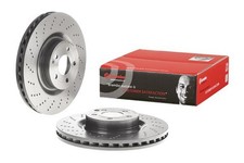 2x Bremsscheibe PRIME LINE - UV Coated BREMBO 09.B746.51 für MERCEDES KLASSE 300