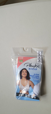 bras for women Playtex 18 hrs 4-way support comfort strap size 36 B white new